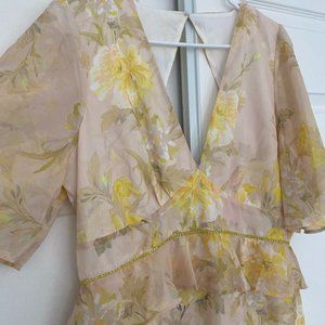 Hope & Ivy Women's The Harper Lou Midi Tea Dress